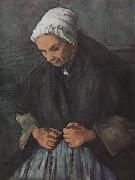 Paul Cezanne Old Woman with a Rosary Germany oil painting artist